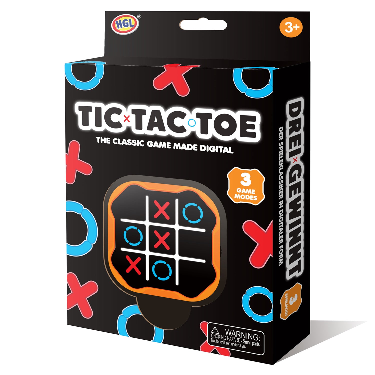 Tre på stribe spil - Tic Tac Toe, Orange