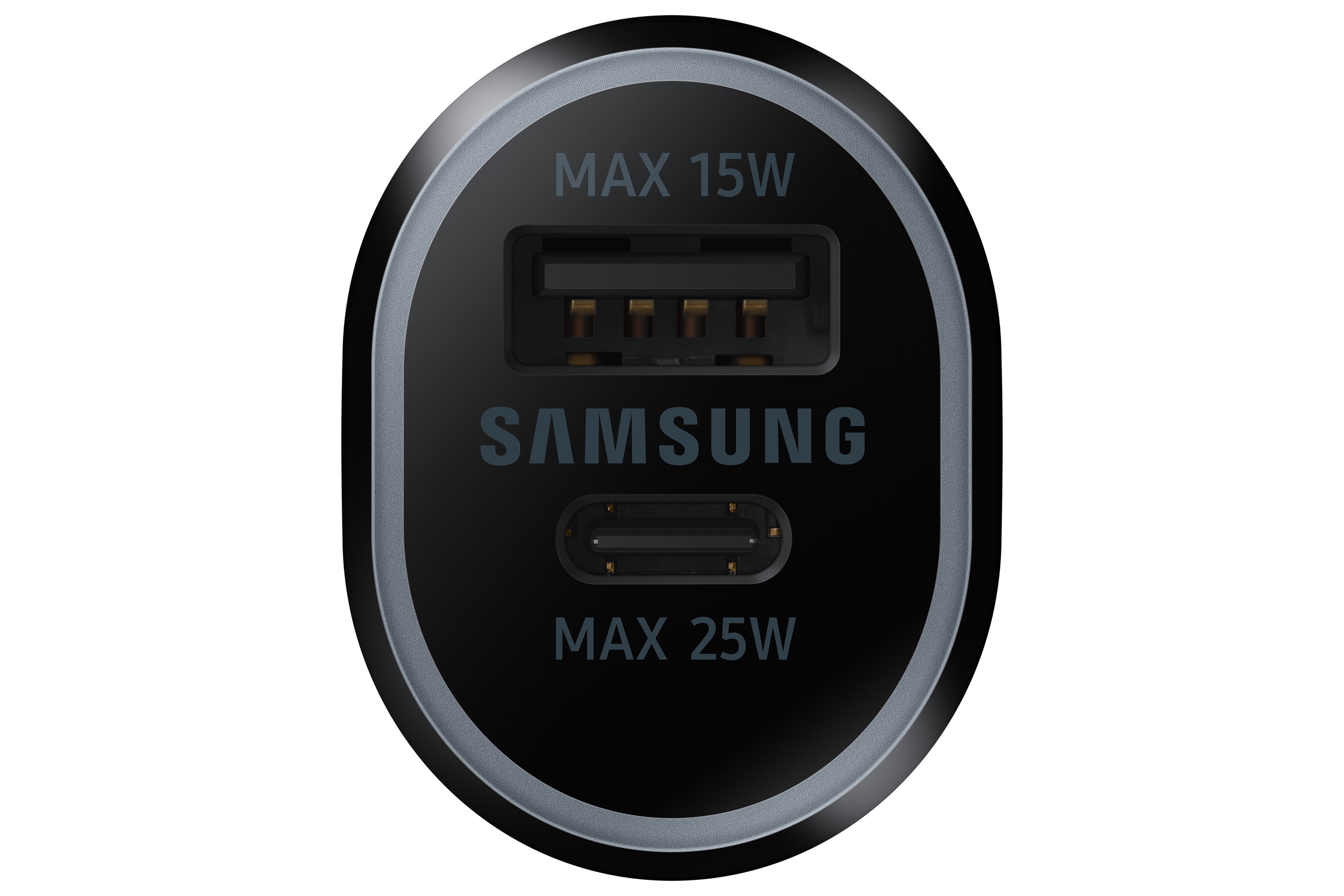 Biloplader Duo USB-C + USB-A 40W, Sort