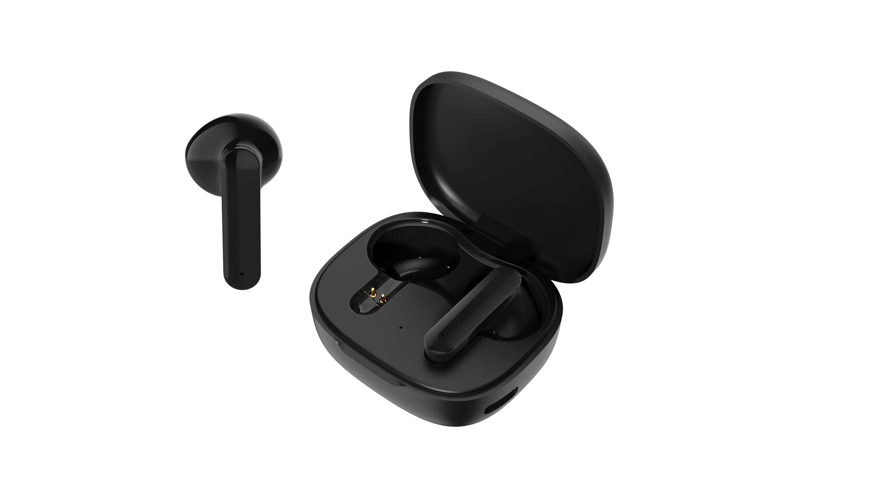 True Wireless in-ear trådløse høretelefoner, Sort