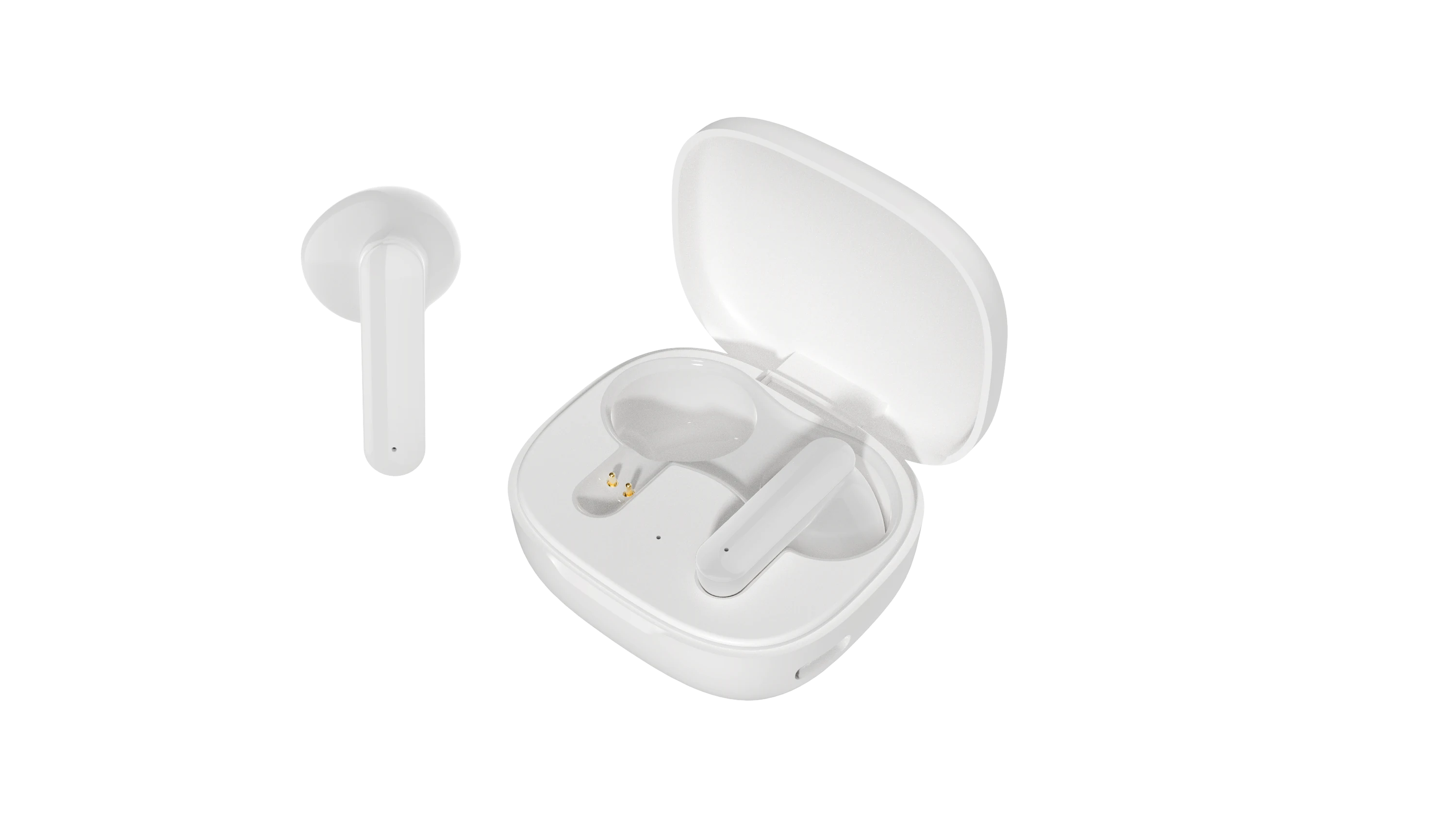 True Wireless in-ear trådløse høretelefoner, Hvid