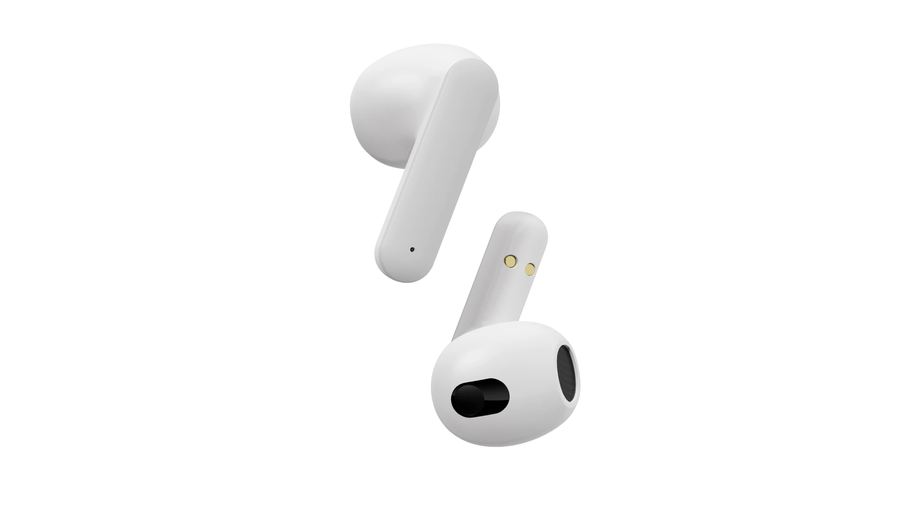 True Wireless in-ear trådløse høretelefoner, Hvid