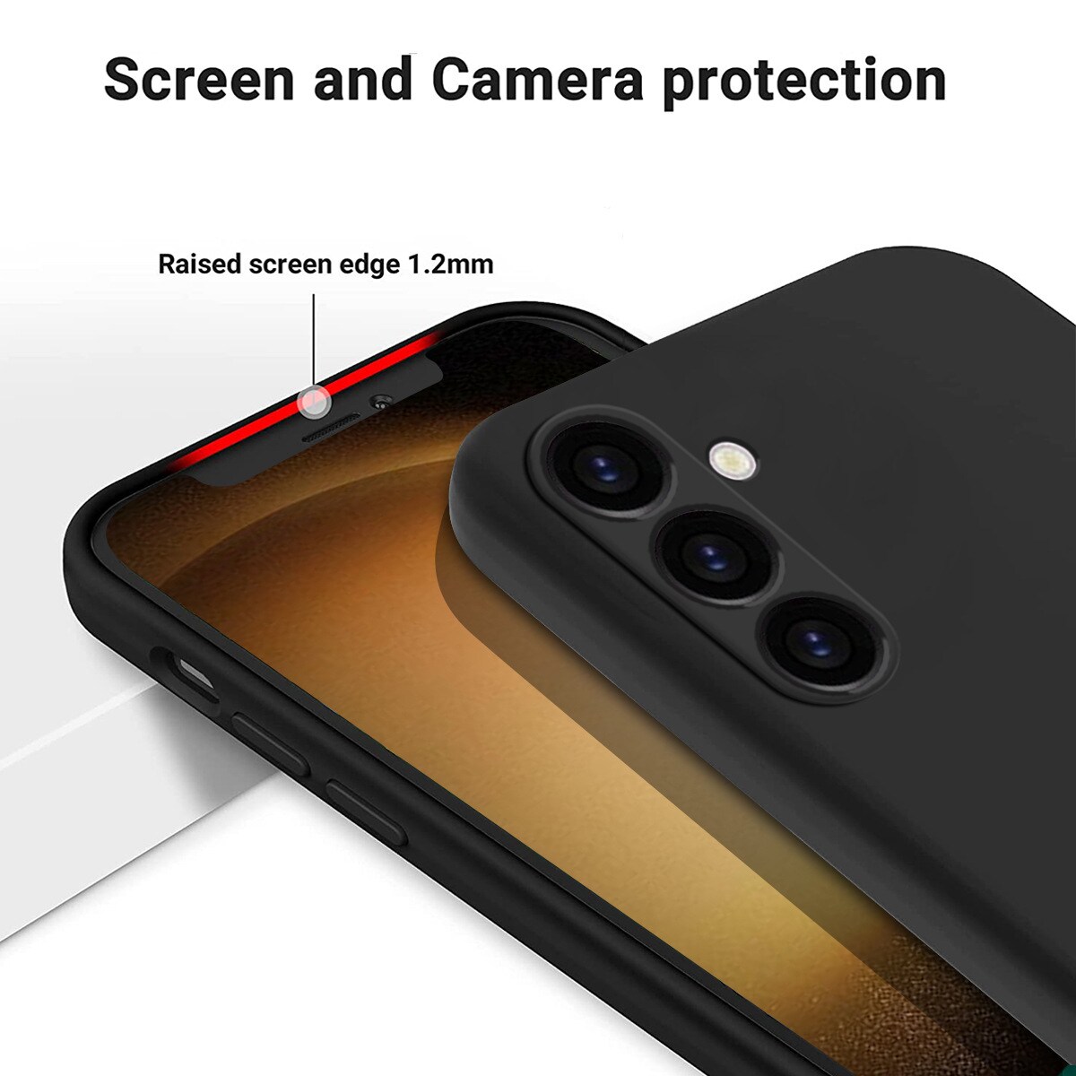 Samsung Galaxy S24 Plus Mobilcover i TPU, Sort