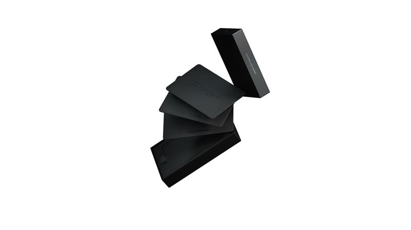 3-pak kort krypto hardware pung, Sort