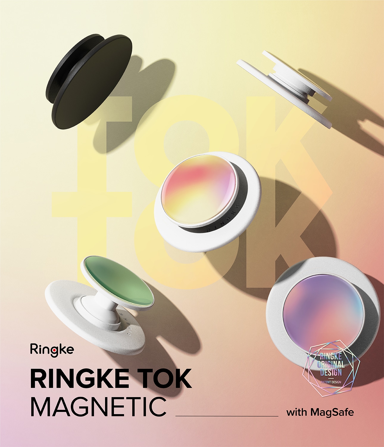 MagSafe Tok Magnetic mobilholder/stativ, Glossy Aurora