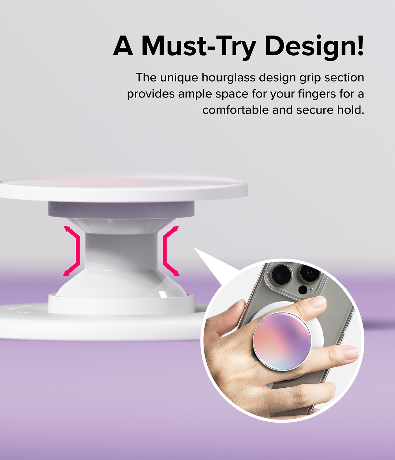 MagSafe Tok Magnetic mobilholder/stativ, Glossy Aurora