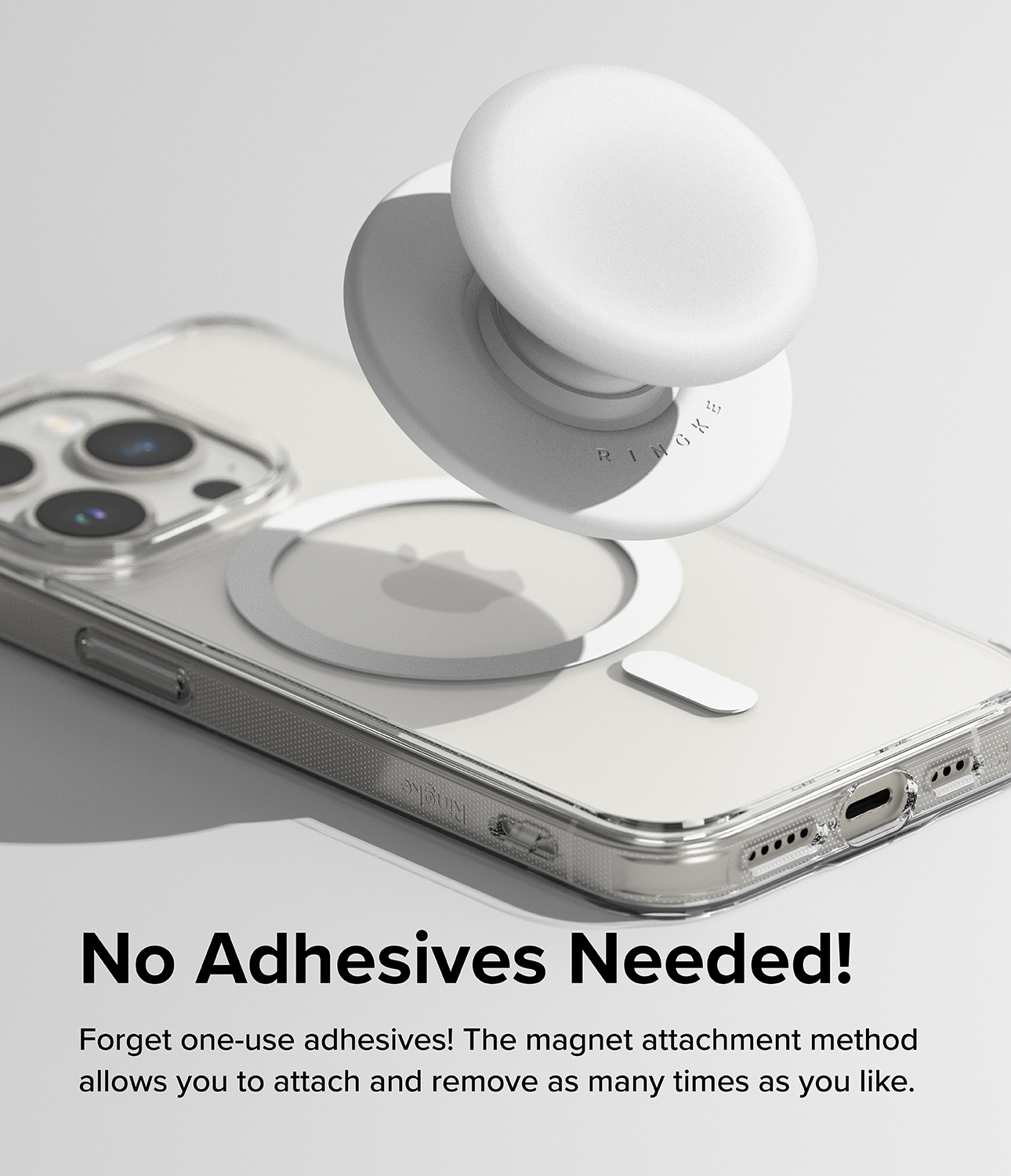 MagSafe Tok Magnetic mobilholder/stativ, Ice White