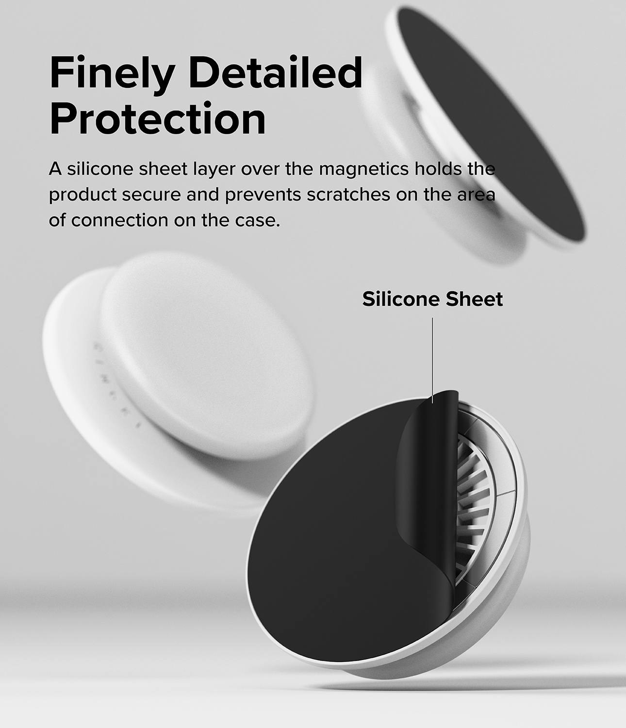 MagSafe Tok Magnetic mobilholder/stativ, Ice White