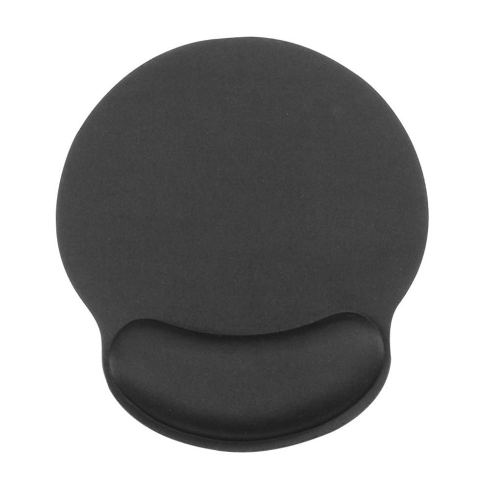 Musemåtte med ergonomisk støtte, Sort