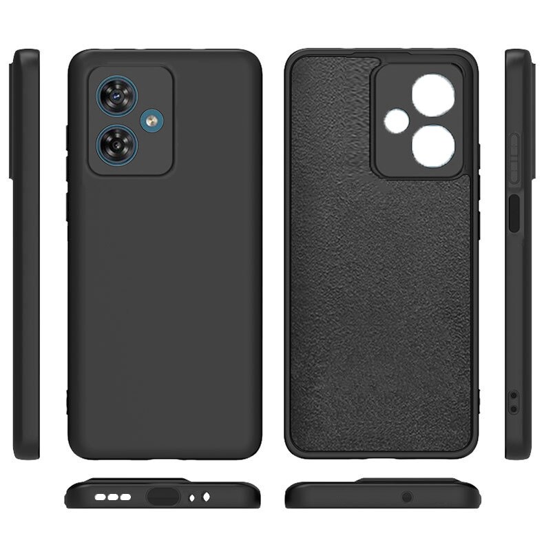 Motorola Moto G54 Mobilcover i TPU, Sort