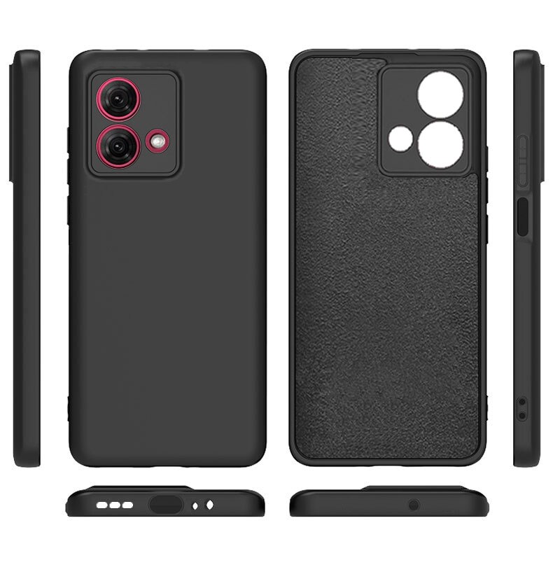 Motorola Moto G84 Mobilcover i TPU, Sort
