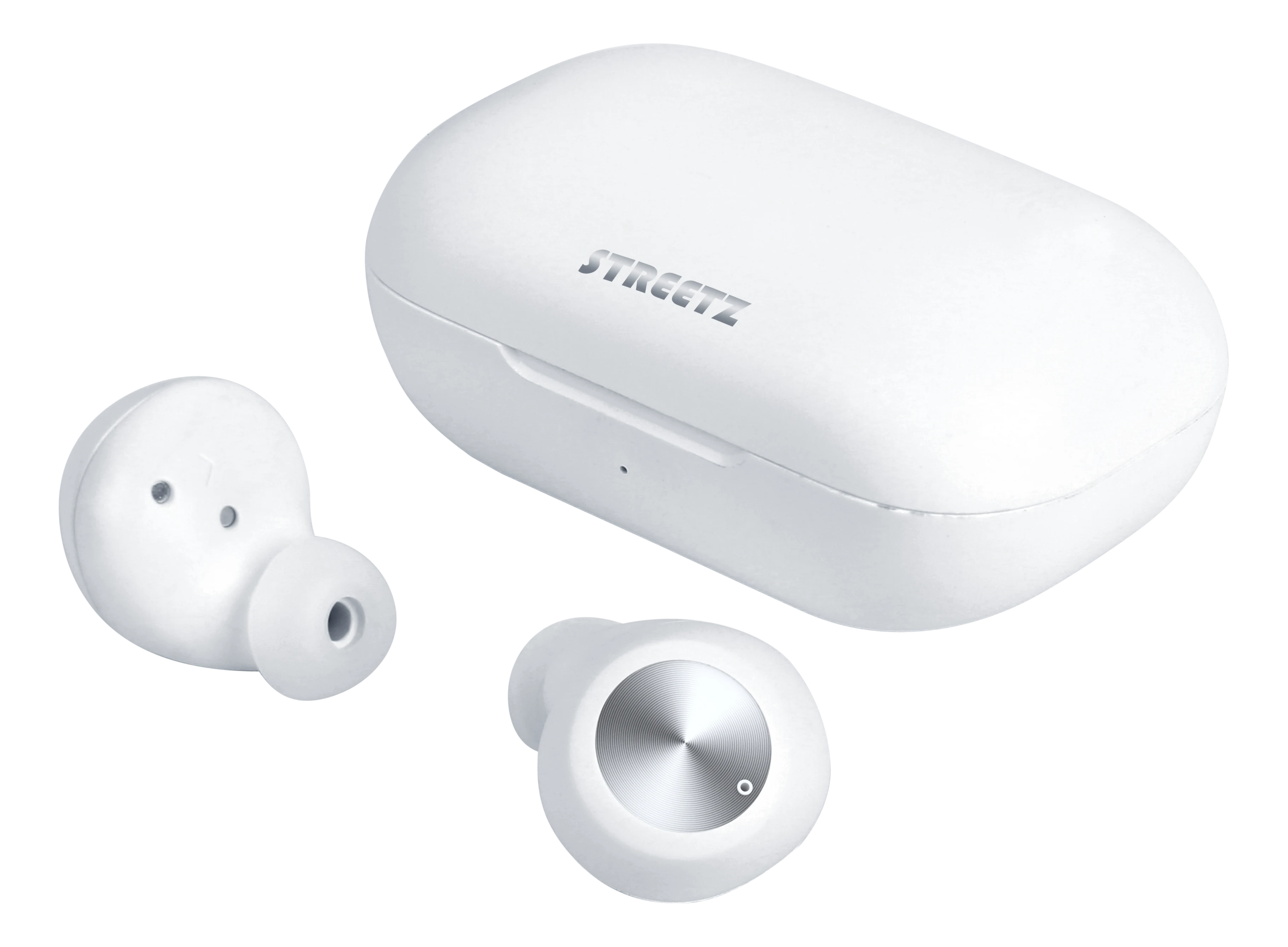 TWS høretelefoner in-ear trådløse, Hvid