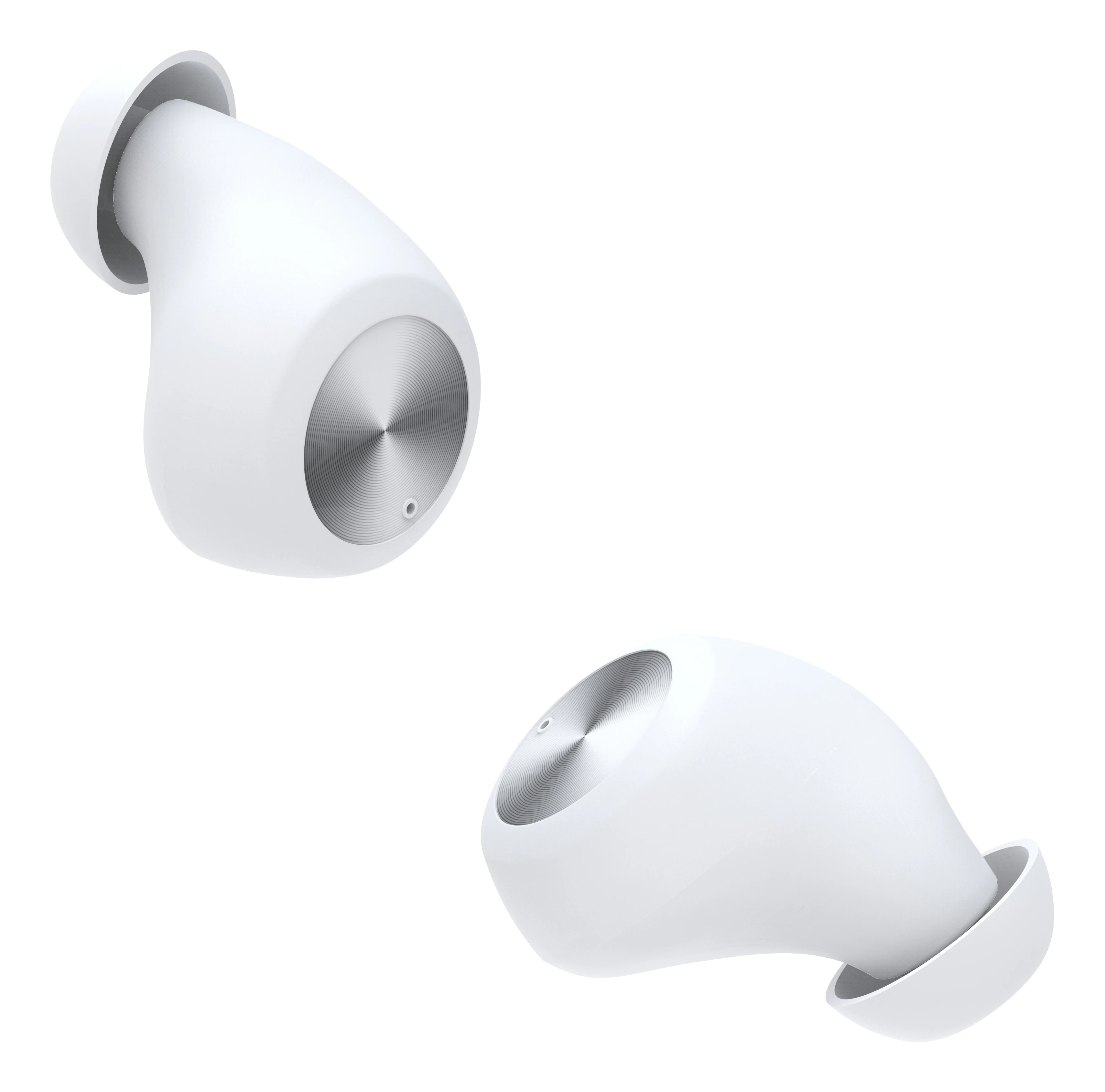 TWS høretelefoner in-ear trådløse, Hvid