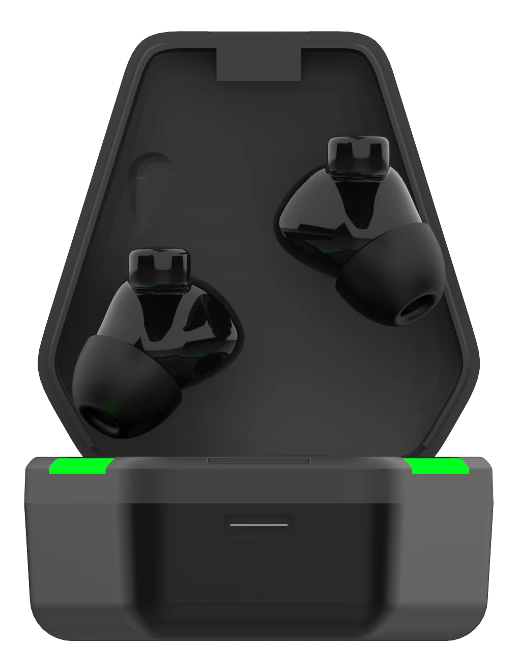 Gaming TWS høretelefoner in-ear trådløse, Sort