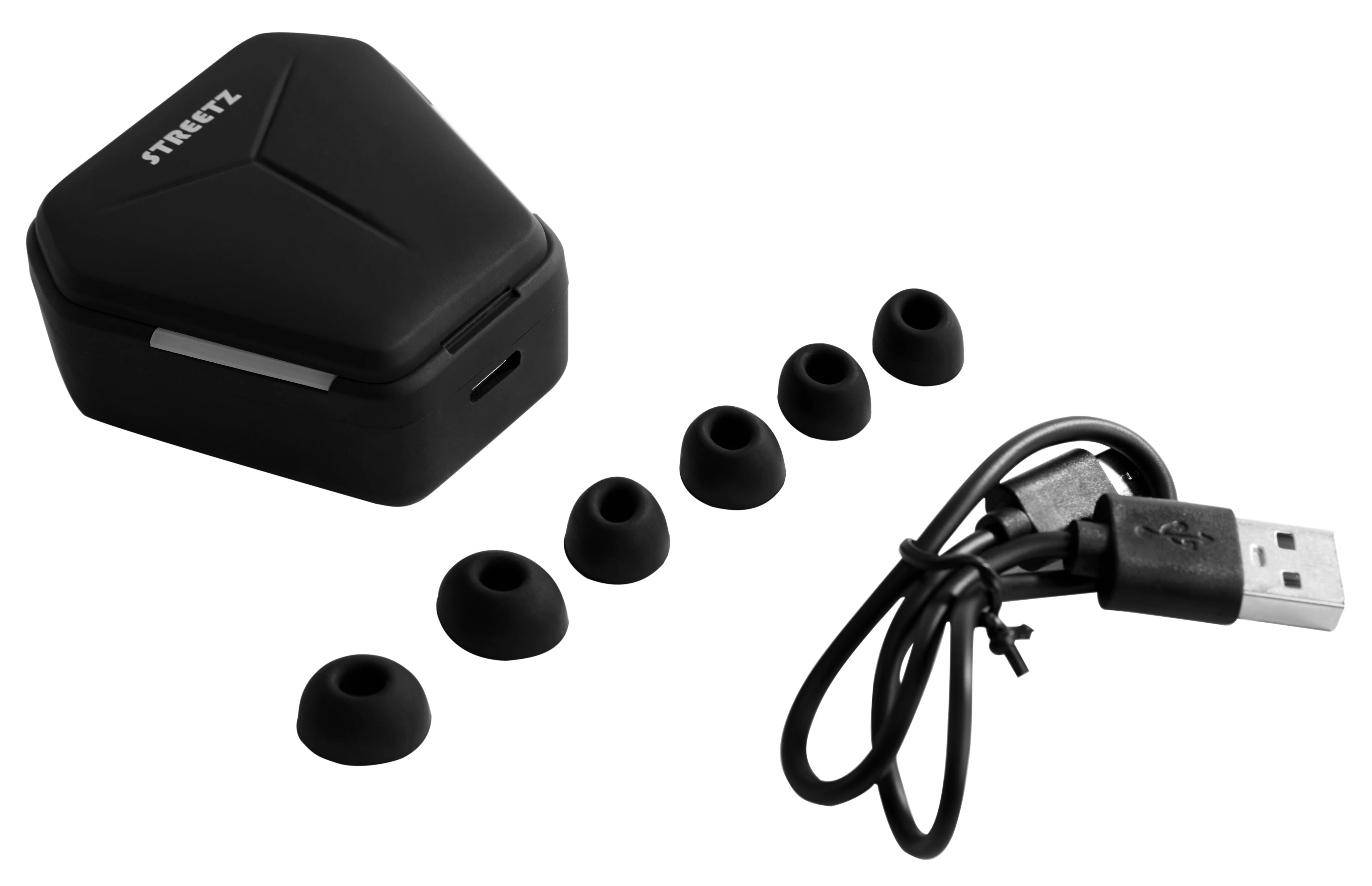 Gaming TWS høretelefoner in-ear trådløse, Sort