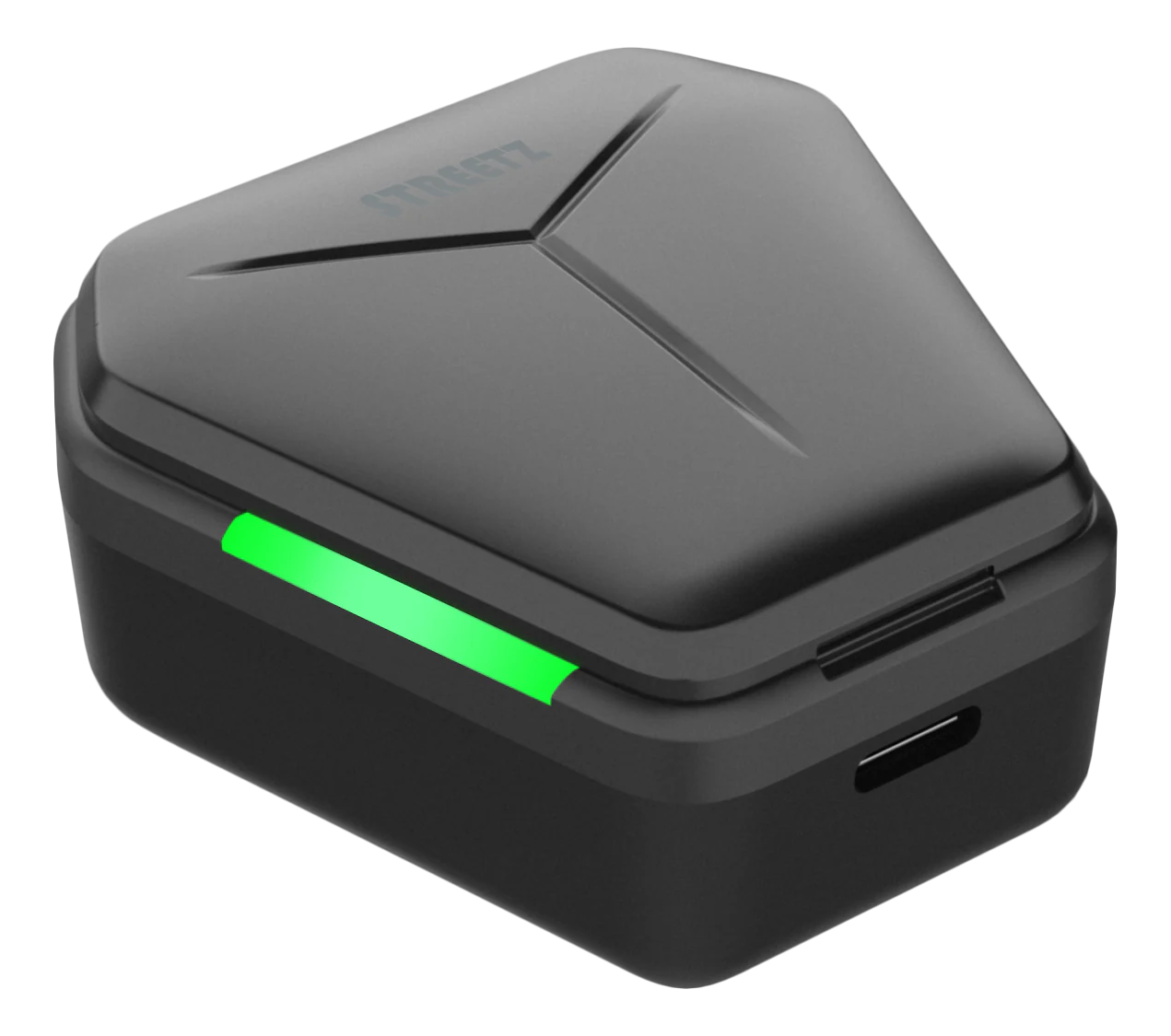 Gaming TWS høretelefoner in-ear trådløse, Sort