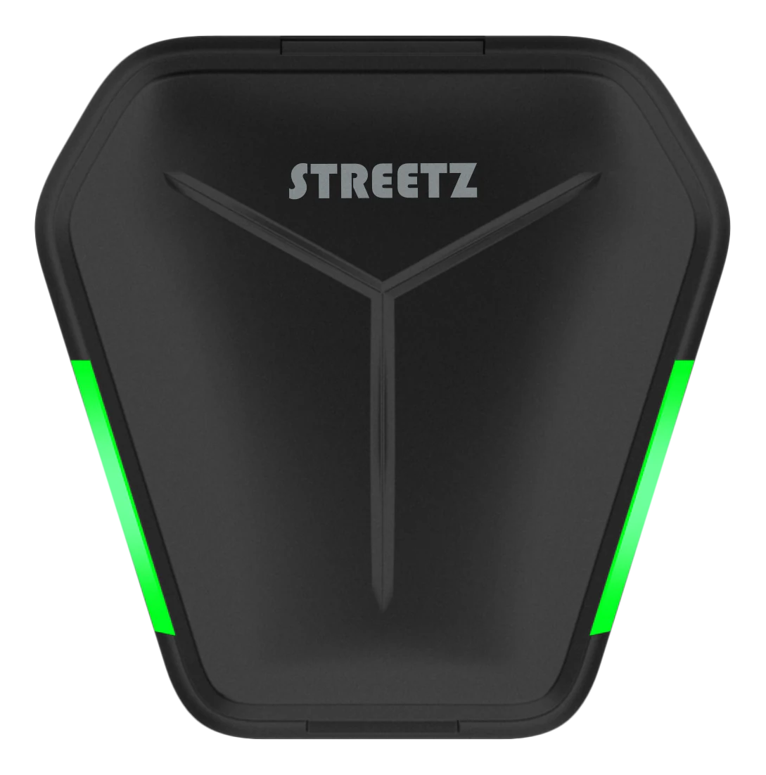 Gaming TWS høretelefoner in-ear trådløse, Sort