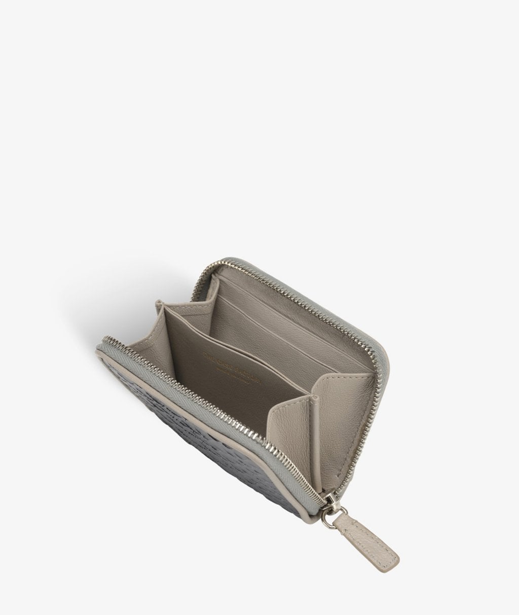 Zip Wallet Python Dark Grey