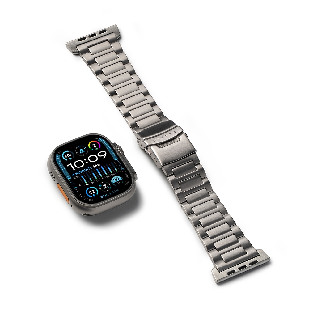 Apple Watch Ultra 49mm 3rd Gen Armbånd Titanium One, Natural Titanium