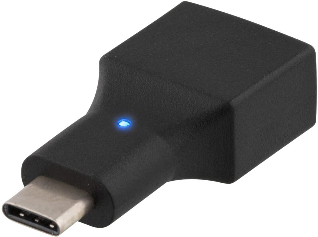 USB-C til USB-A 2.0 adapter, Sort