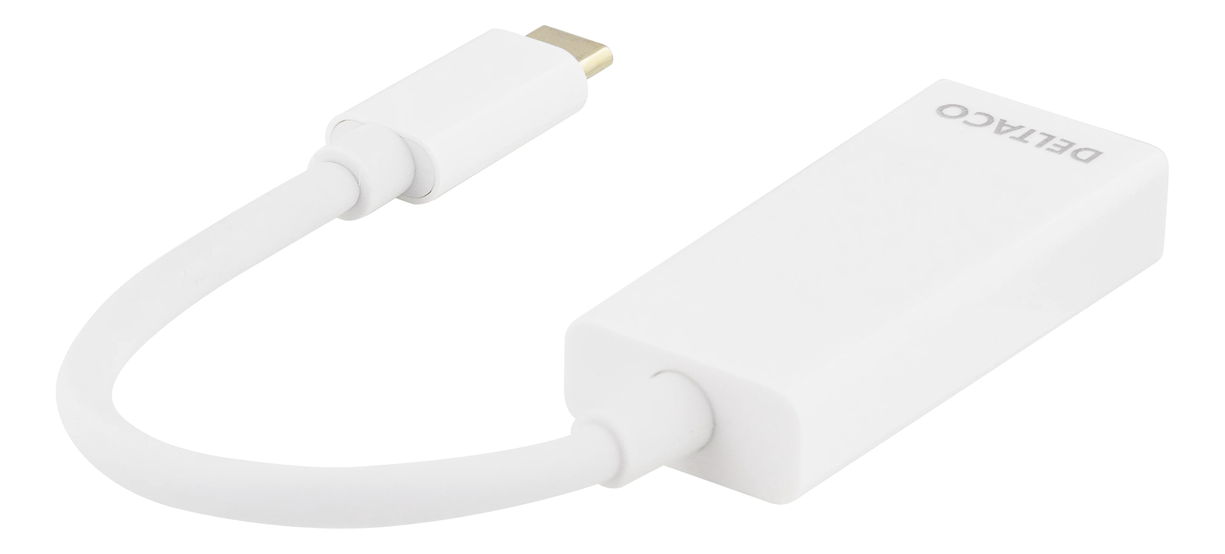 Adapter USB-C til DisplayPort, Hvid