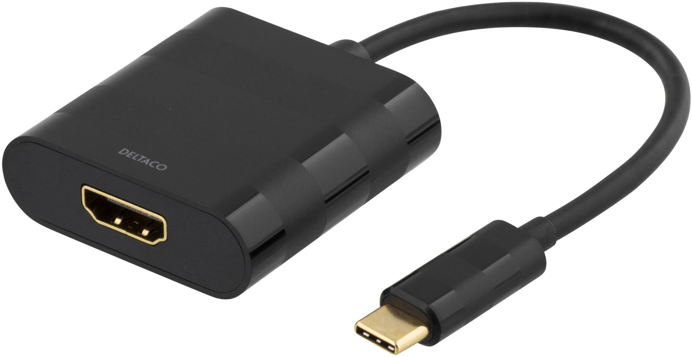 USB-C til HDMI adapter 4K UHD, Sort