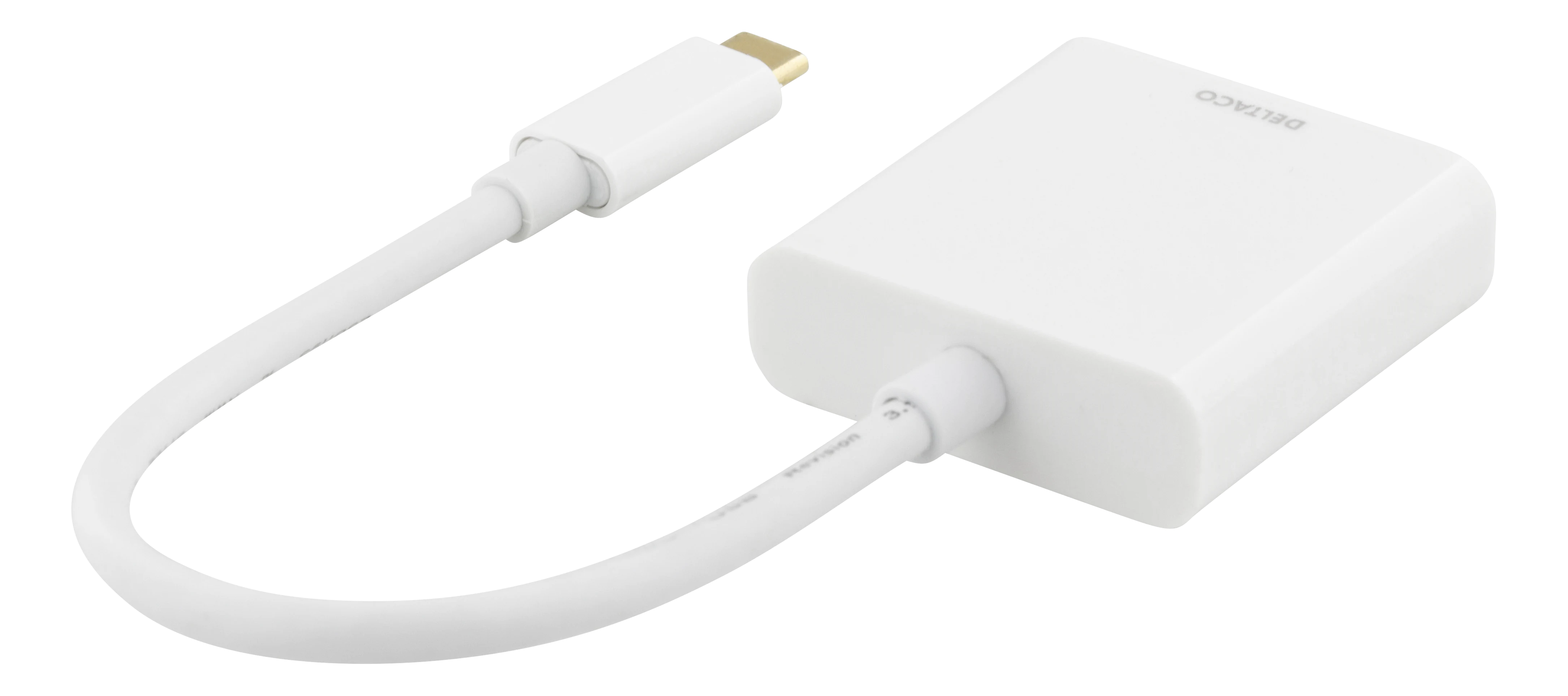 USB-C til HDMI adapter 4K UHD, Hvid