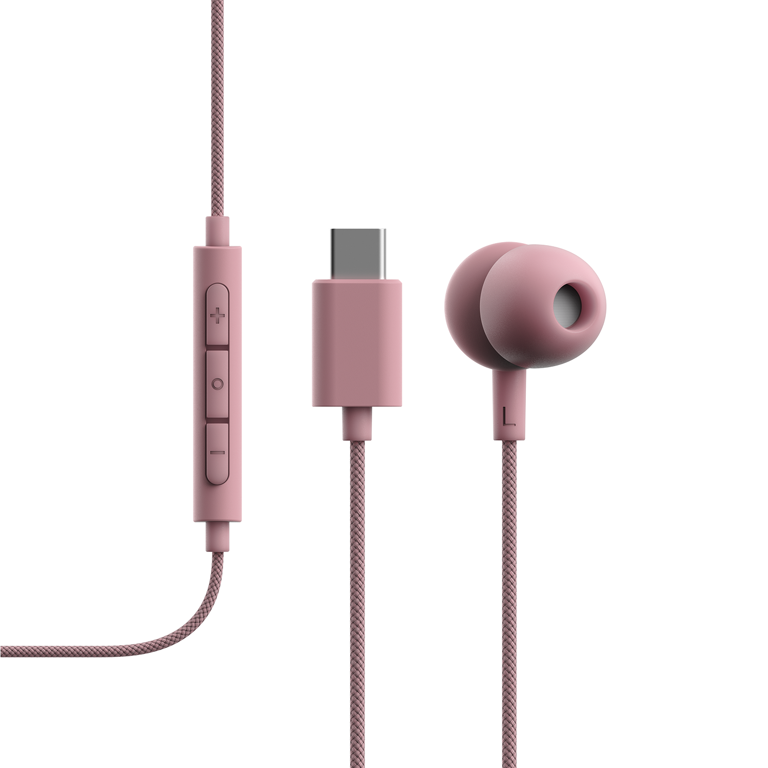 V3 Kablede In-ear høretelefoner med USB-C, Lyserød