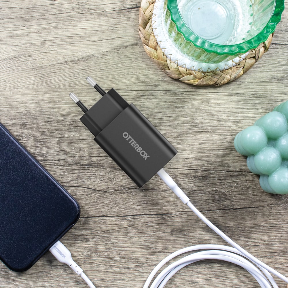 Vægoplader USB-C PD 30W, Black