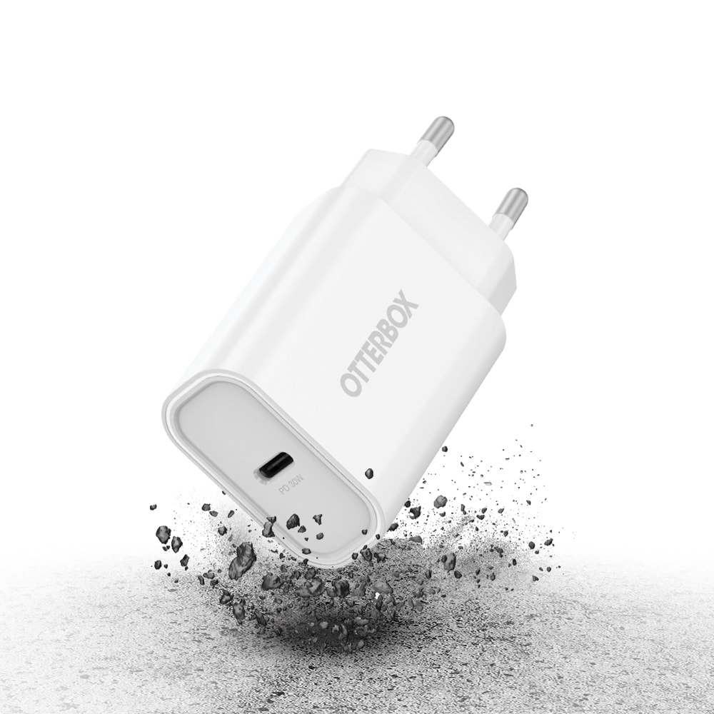 Vægoplader USB-C PD 30W, White