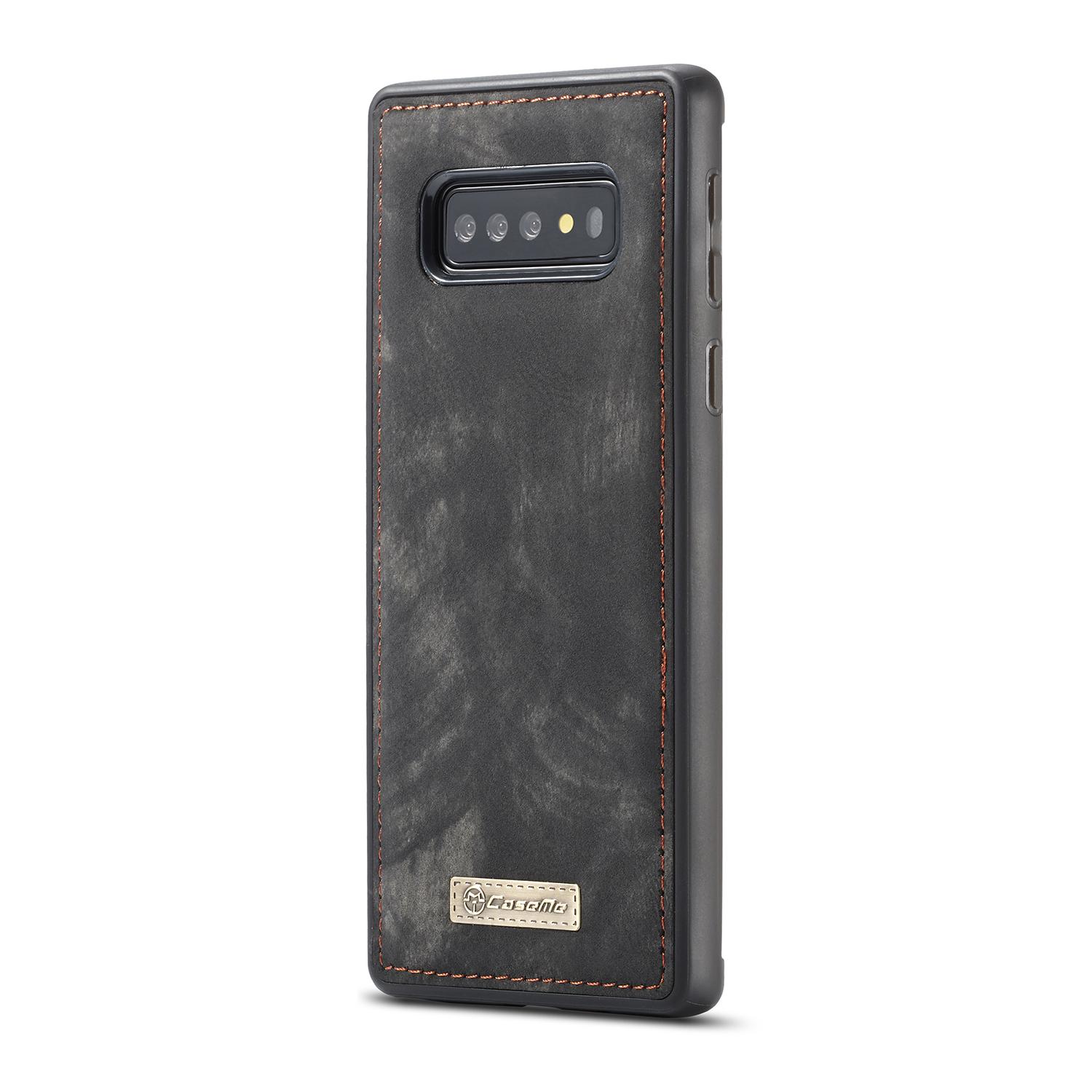 Samsung Galaxy S10 Rummeligt pungetui med mange kortholdere, Grå