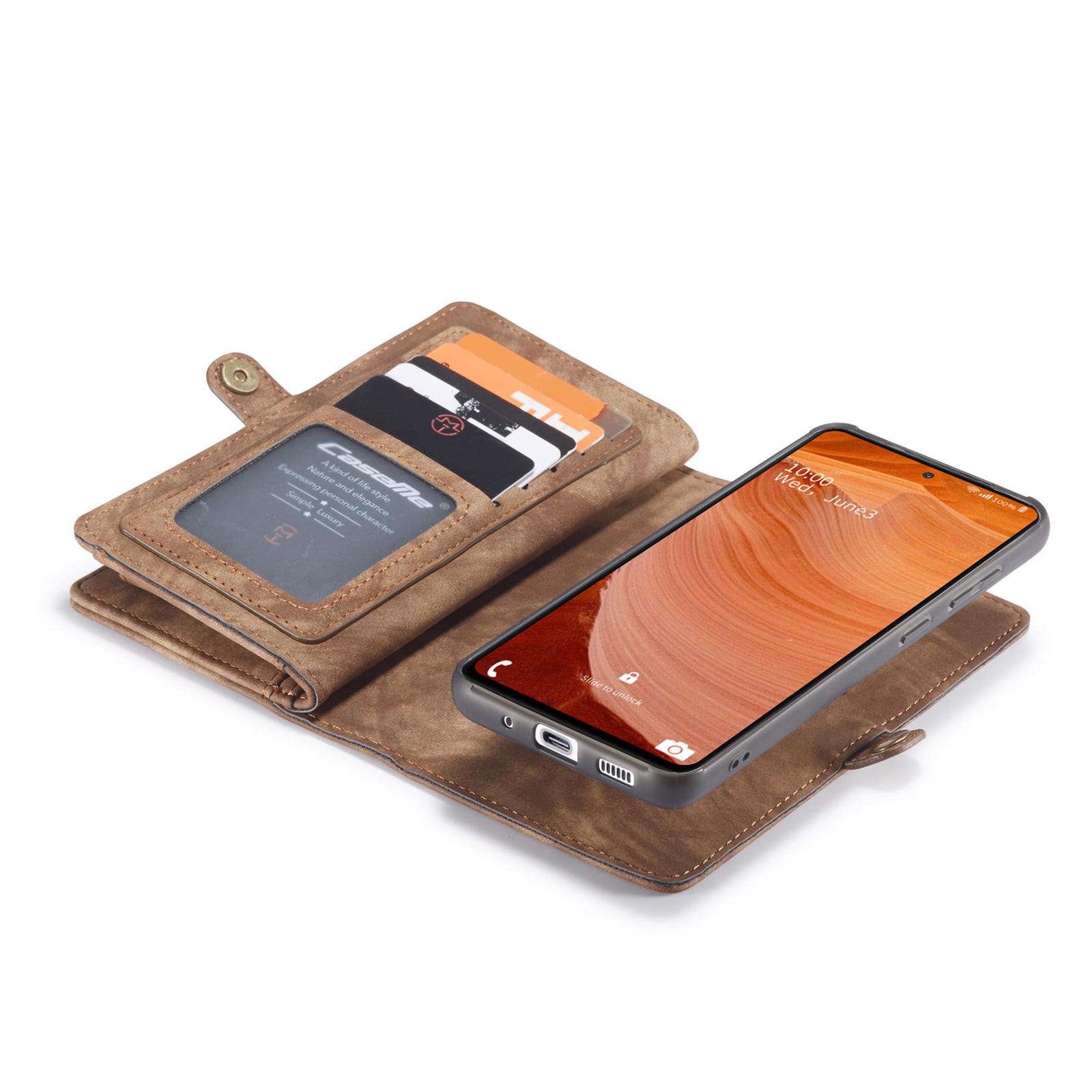 Samsung Galaxy S20 FE Rummeligt pungetui med mange kortholdere, Brun