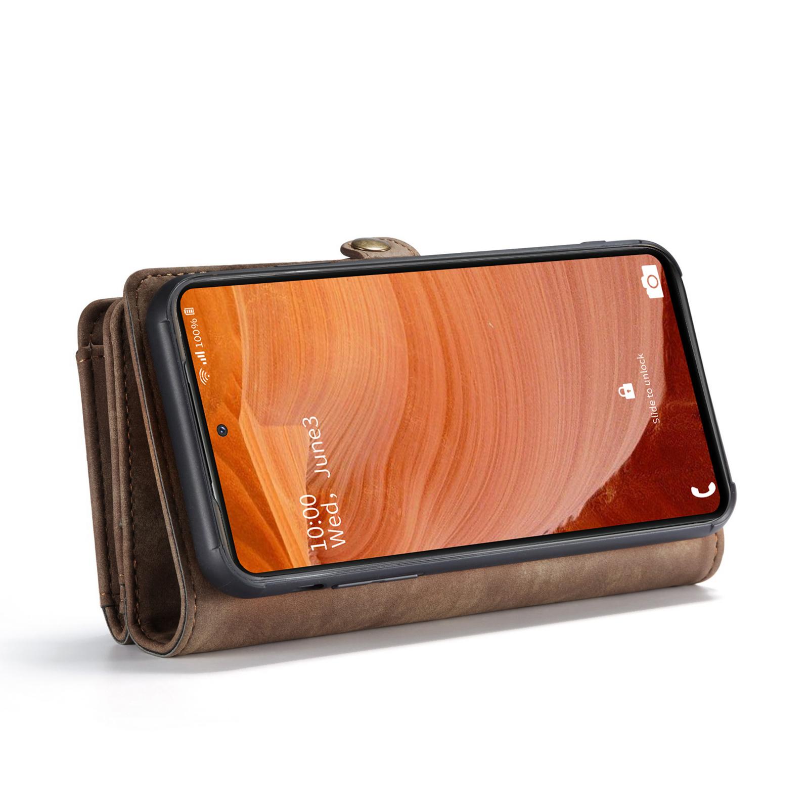 Samsung Galaxy S20 FE Rummeligt pungetui med mange kortholdere, Brun