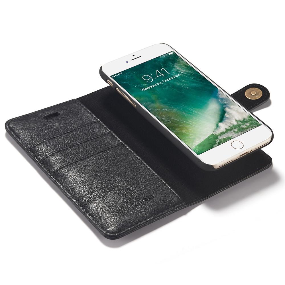 iPhone SE 2022 Pungetui med aftageligt cover, Black