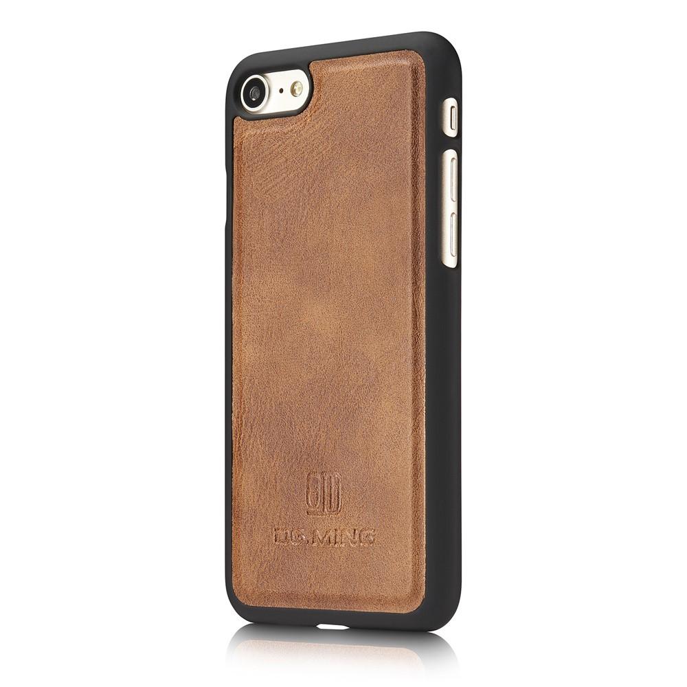 iPhone SE 2022 Pungetui med aftageligt cover, Cognac