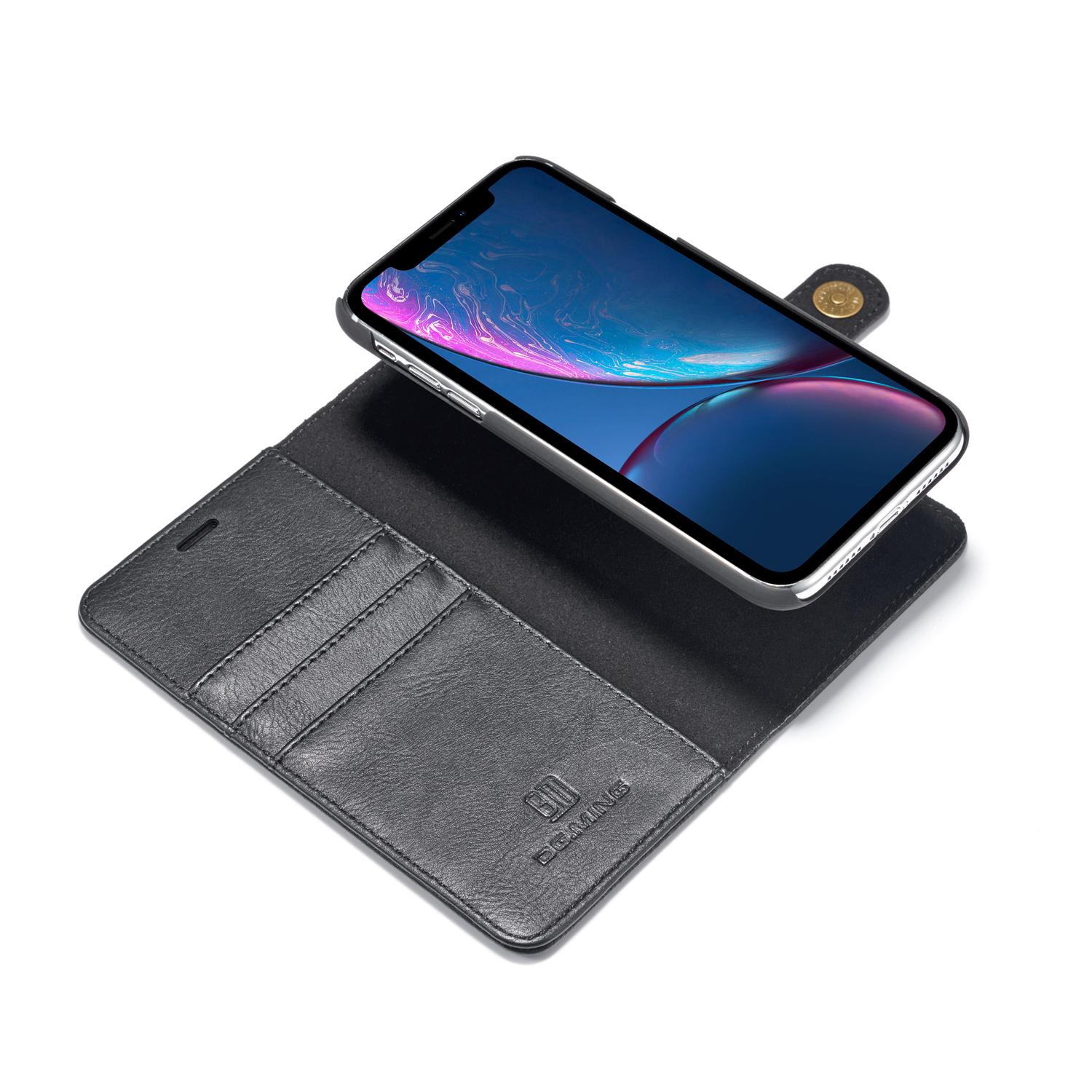 iPhone Xr Pungetui med aftageligt cover, Black