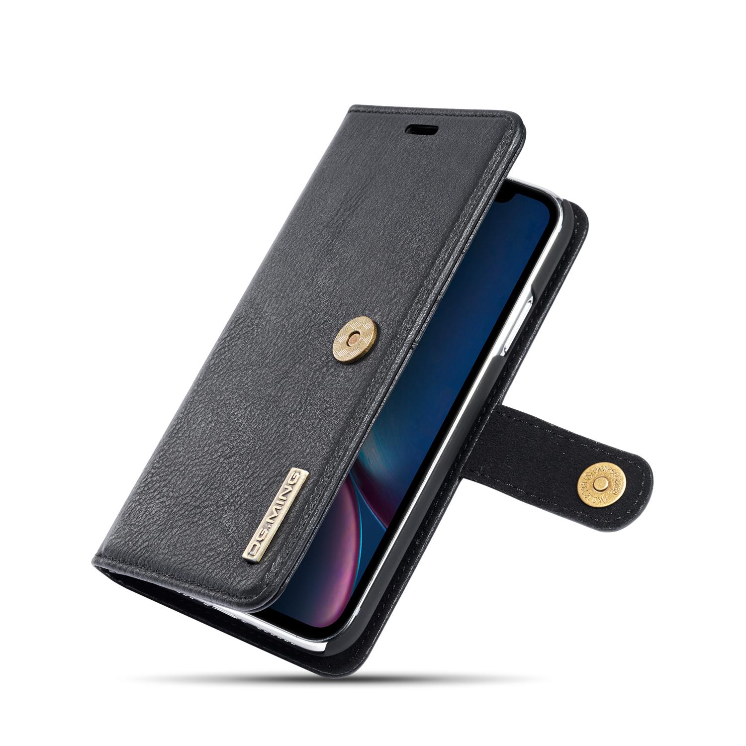 iPhone Xr Pungetui med aftageligt cover, Black