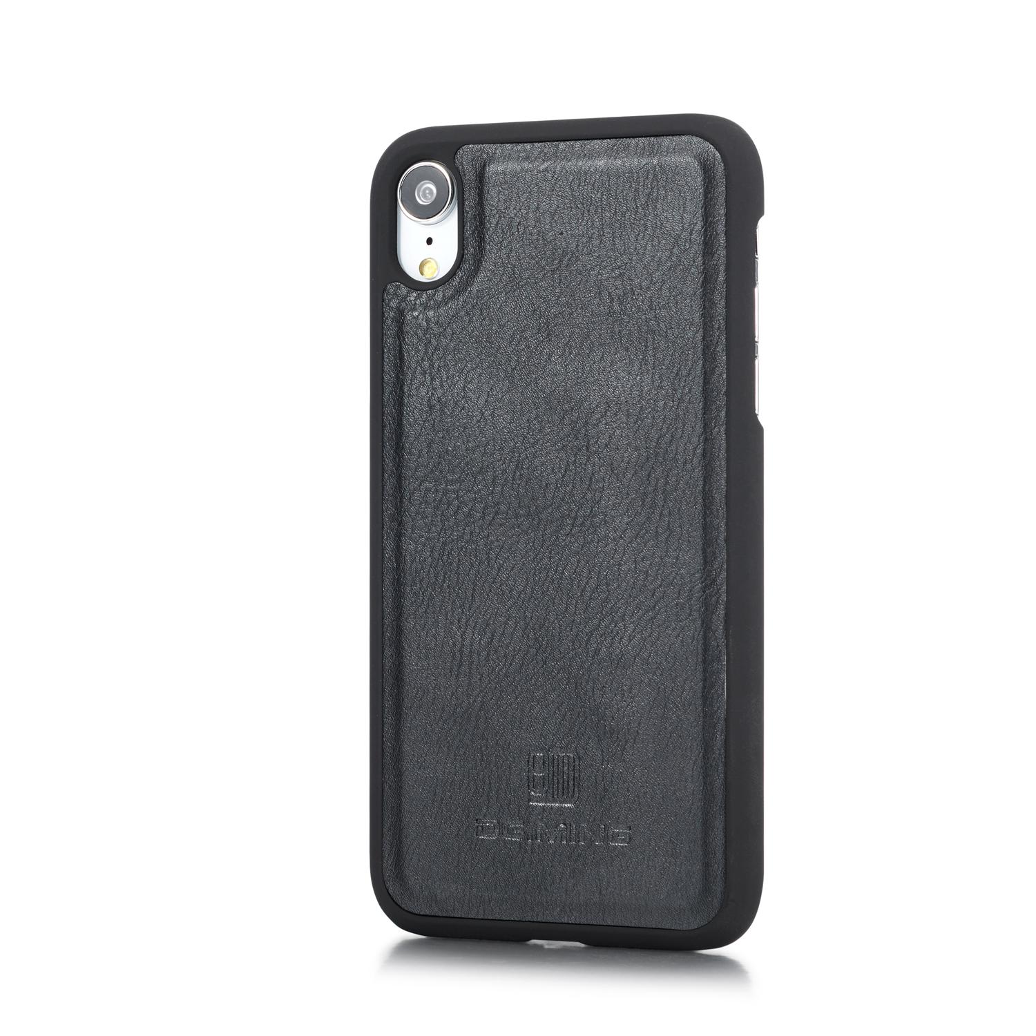 iPhone Xr Pungetui med aftageligt cover, Black