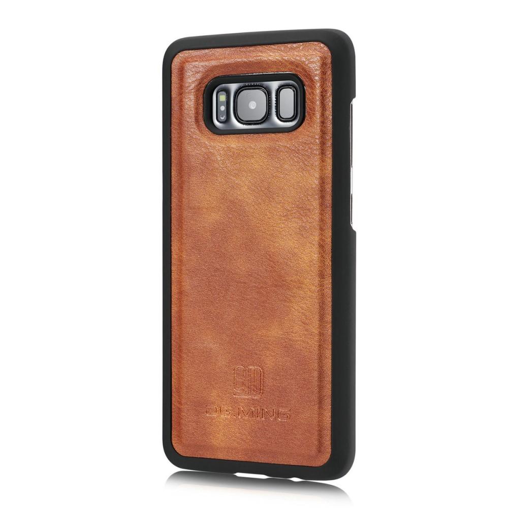 Samsung Galaxy S8 Pungetui med aftageligt cover, Cognac