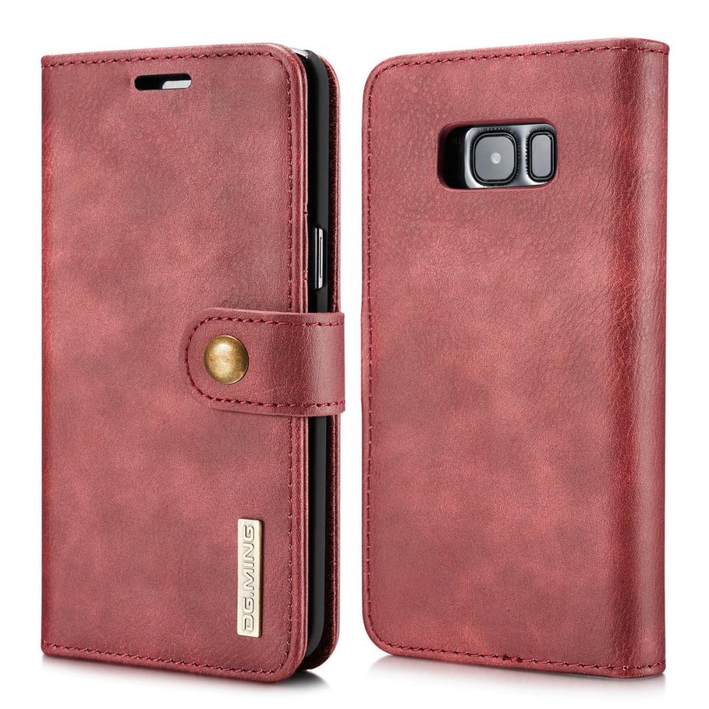 Samsung Galaxy S8 Pungetui med aftageligt cover, Red