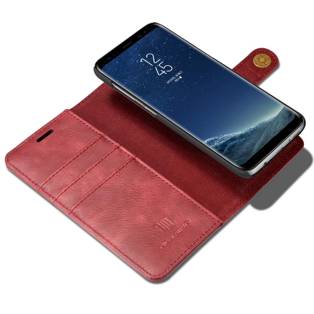 Samsung Galaxy S8 Pungetui med aftageligt cover, Red