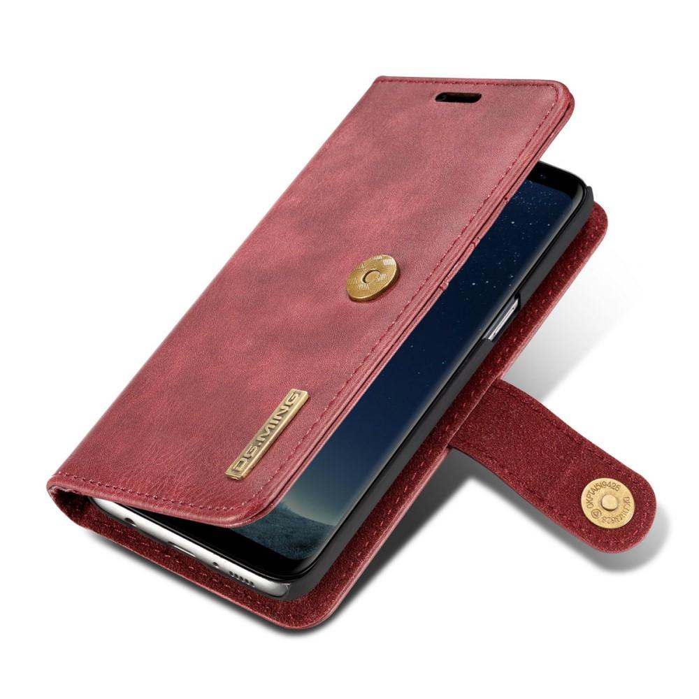 Samsung Galaxy S8 Pungetui med aftageligt cover, Red