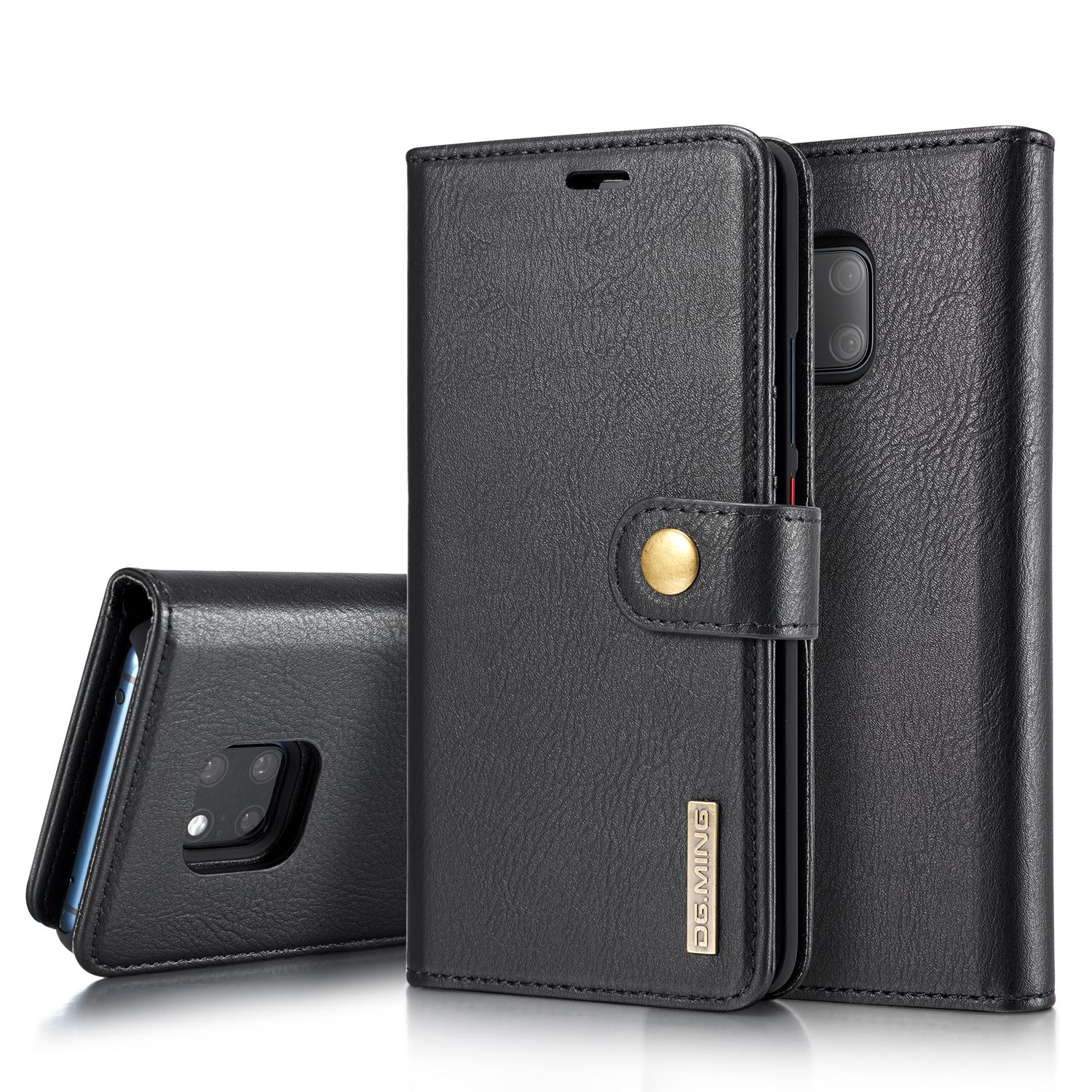 Huawei Mate 20 Pro Pungetui med aftageligt cover, Black