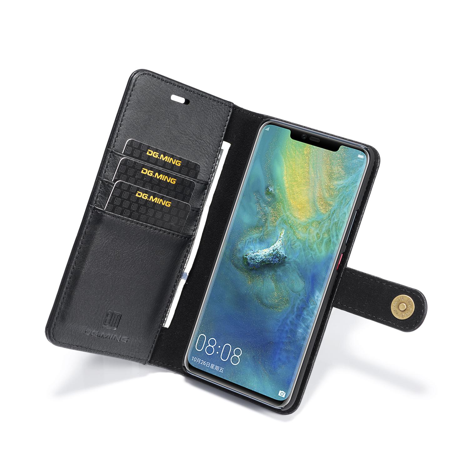 Huawei Mate 20 Pro Pungetui med aftageligt cover, Black