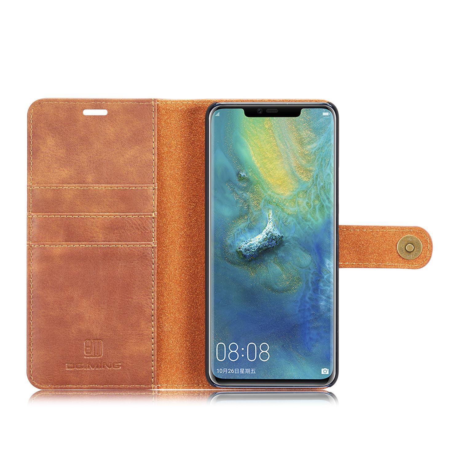 Huawei Mate 20 Pro Pungetui med aftageligt cover, Cognac