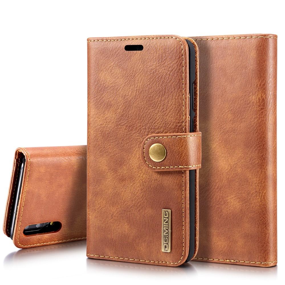 Huawei P20 Pungetui med aftageligt cover, Cognac