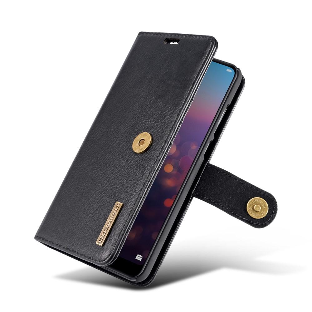 Huawei P20 Pro Pungetui med aftageligt cover, Black