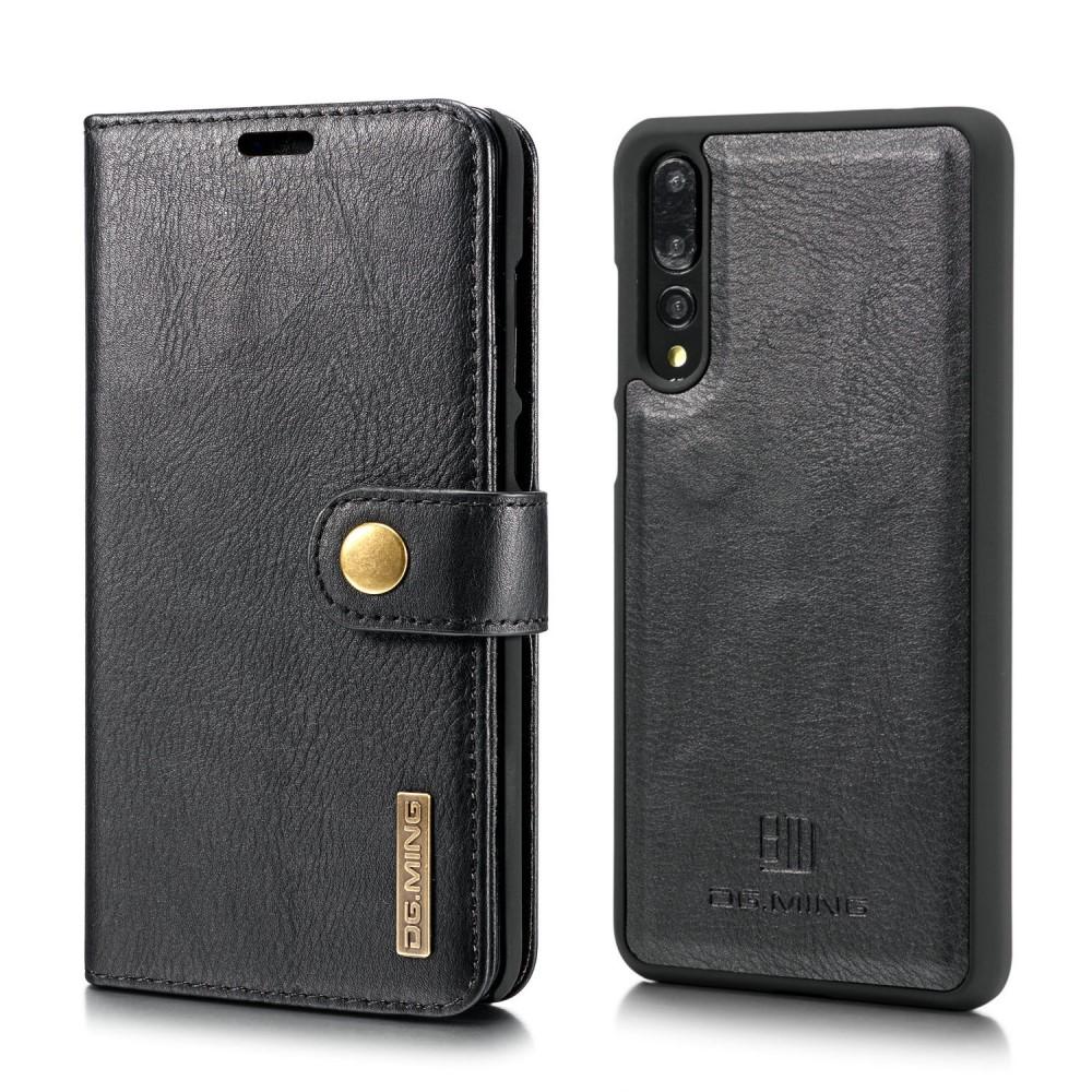 Huawei P20 Pro Pungetui med aftageligt cover, Black