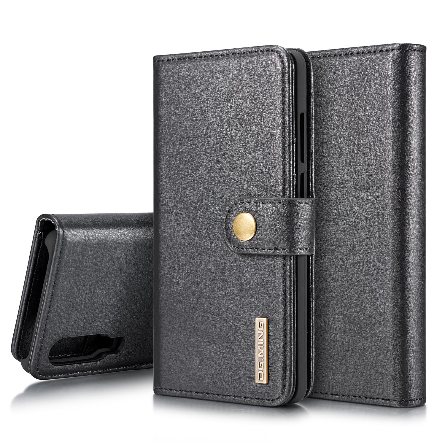 Huawei P30 Pungetui med aftageligt cover, Black