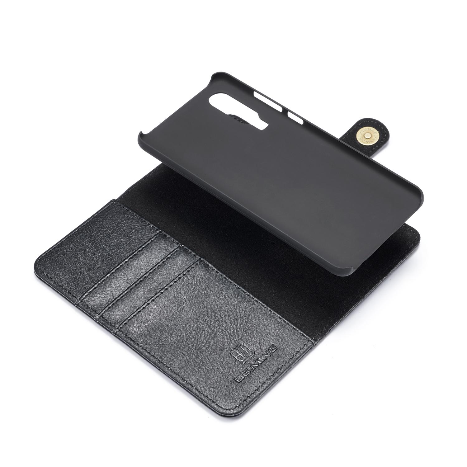 Huawei P30 Pungetui med aftageligt cover, Black