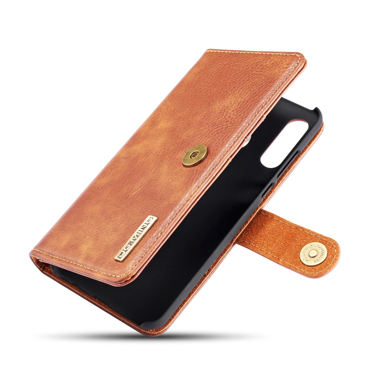 Huawei P30 Lite Pungetui med aftageligt cover, Cognac